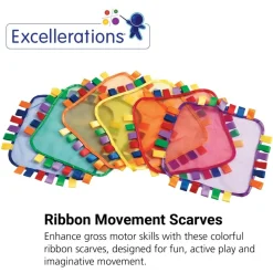 Excellerations® Ribbon Movement Scarves - Set of 6