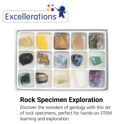 Excellerations® Rock Specimens - Set of 15