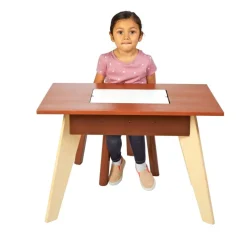 Excellerations® Rubberwood Sensory Table with Chair