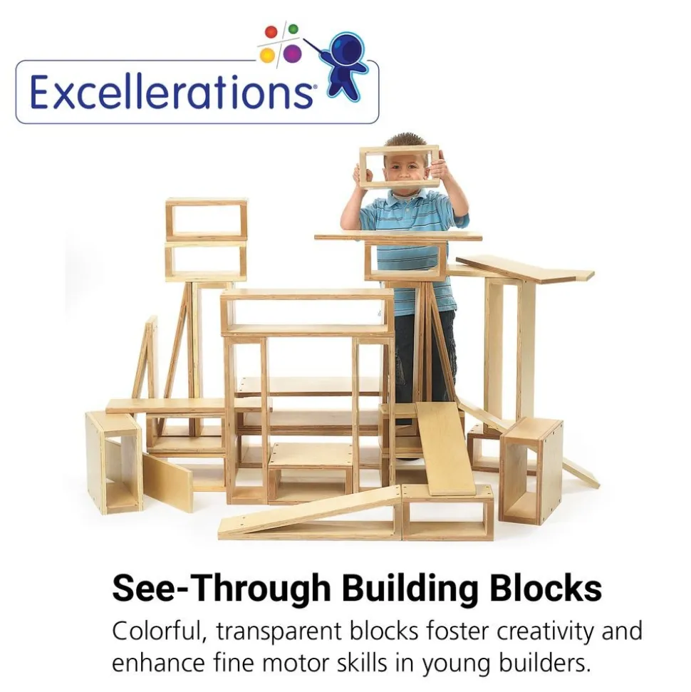 Excellerations® See Through Blocks - Set of 15