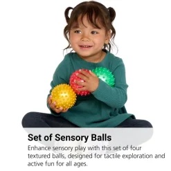 Excellerations® Sensory Balls - Set of 4 Tactile, Calming Tools