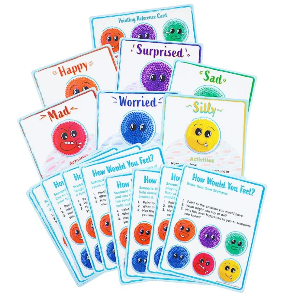 Excellerations® Sensory Gel Bead Emotions Discs Activity