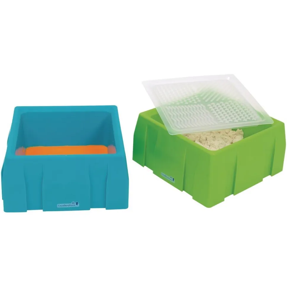 Excellerations® Sensory Sand Tray & Lid Set of 2