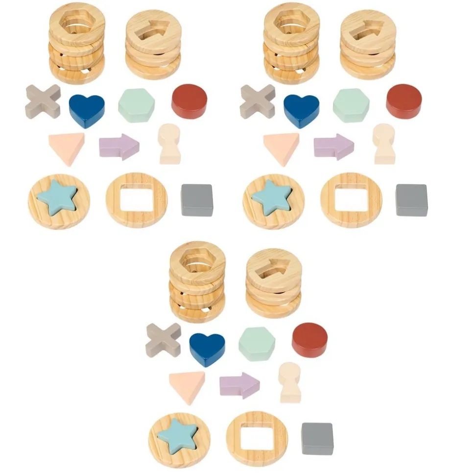 Excellerations® Shape Puzzle Tiles, Set of 3