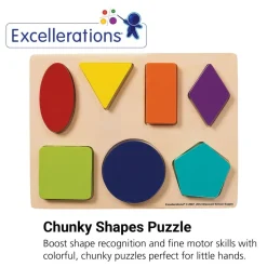 Excellerations® Shapes Chunky Puzzles