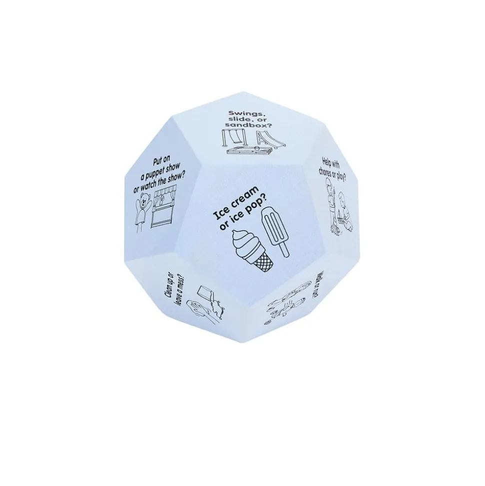 Excellerations® Social-Emotional Learning Emotions Dice Kit: Missing Someone, Decision Making Skills and Developing Self-Confidence