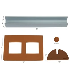 Excellerations® Soft Build n' Play™ Giant Ramp Set & Masonry Kit - 40pcs