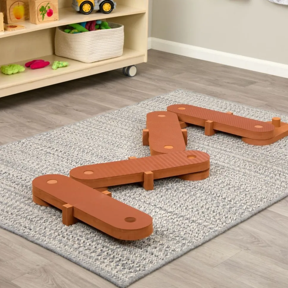 Excellerations® Soft Build n' Play™ Foam Sensory Belly Boards - set of 4
