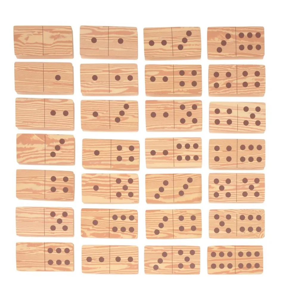 Excellerations® Soft Build n' Play™ Giant 7" Foam Dominoes - Set of 28