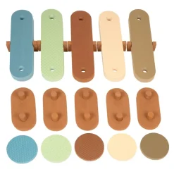 Excellerations® Soft Build n' Play™ Foam Sensory Belly Boards and Discs - set of 5