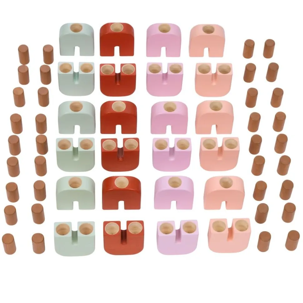 Excellerations® Soft Color U-Blocks - Set of 60