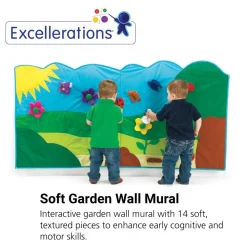 Excellerations® Soft Garden Wall Mural - 14 Pieces
