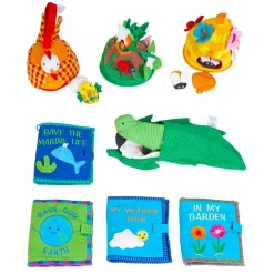 Excellerations® Soft Life Cycles and Books, Set of 8