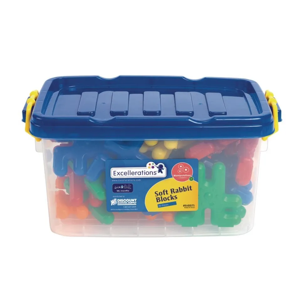 Excellerations® Soft Rabbit Blocks - 36 Pieces