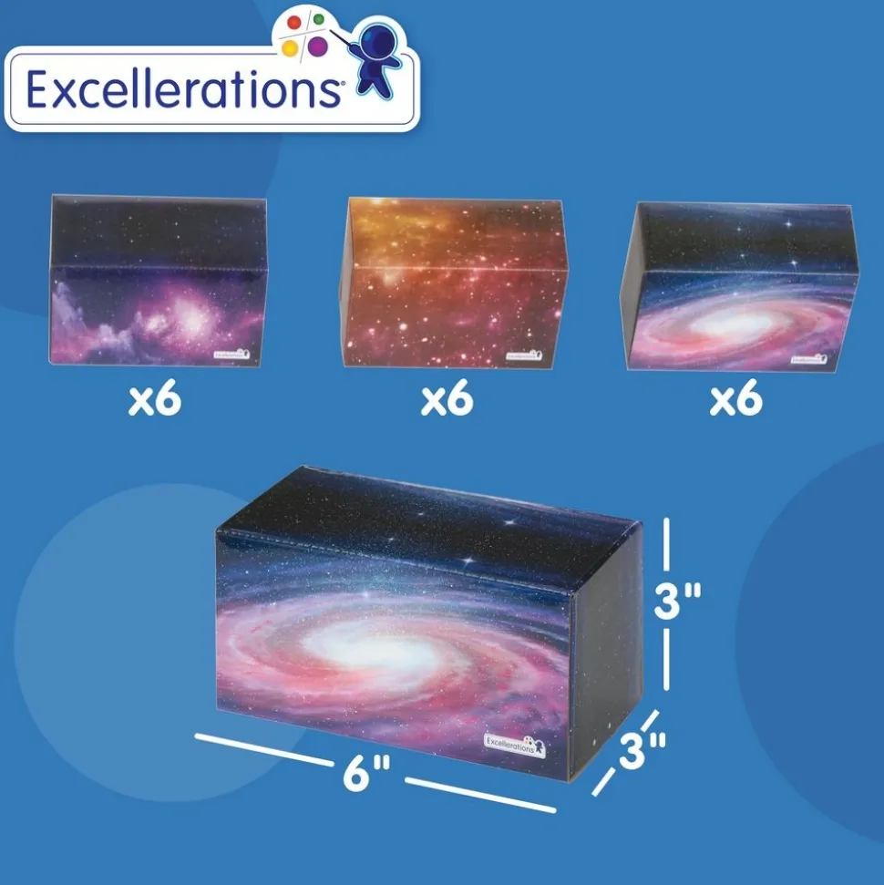 Excellerations® Space Blocks - Set of 18