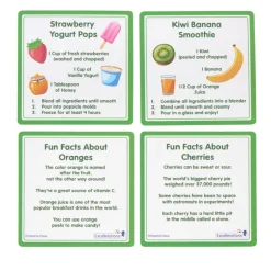 Excellerations® SpeciFun™ 4 Fruit Tile Specimens & Cards