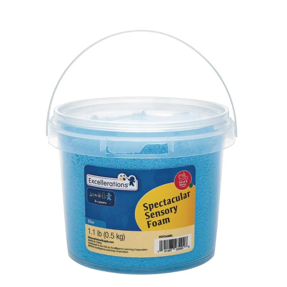 Excellerations® Spectacular Sensory Foam - Set of 5 Tubs, 5.5 lbs.