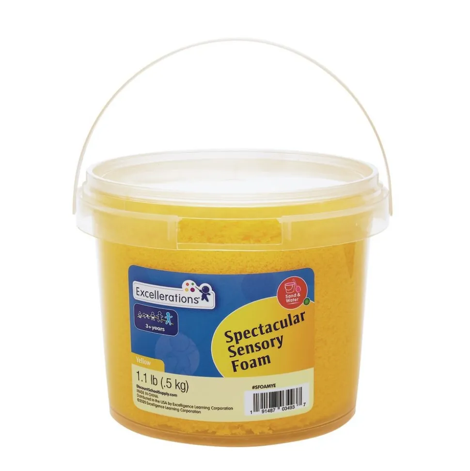 Excellerations® Spectacular Sensory Foam - Set of 5 Tubs, 5.5 lbs.