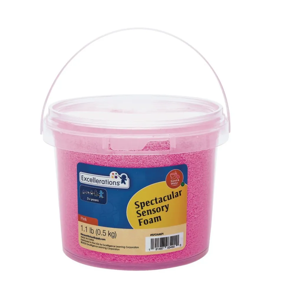 Excellerations® Spectacular Sensory Foam - Pink, 1.1 lb.