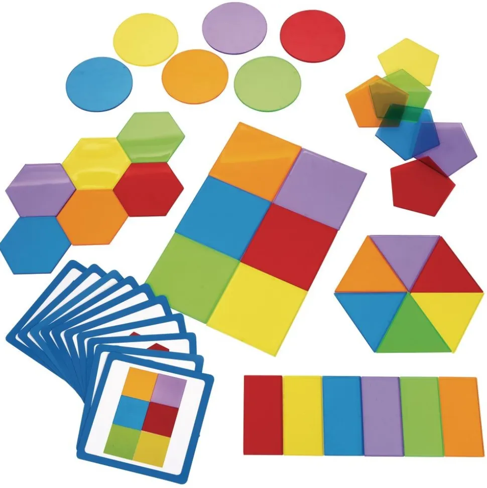 Excellerations® STEM Translucent Attribute Shapes 36 Pieces