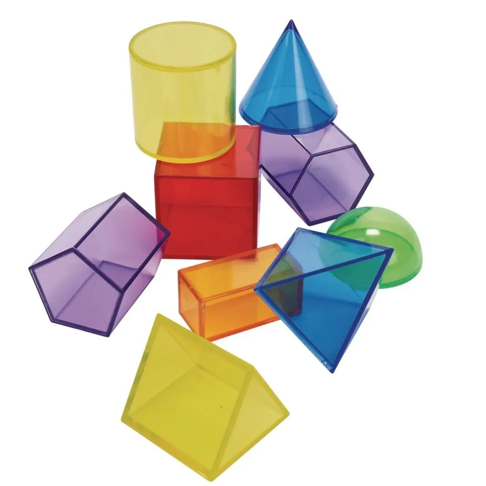 Excellerations® STEM Translucent Geometric Shapes with Activity Cards