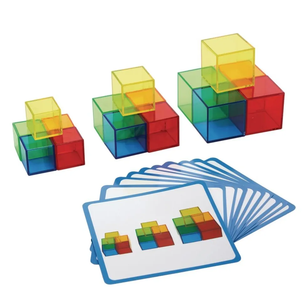 Excellerations® STEM Translucent Cubes with Activity Cards