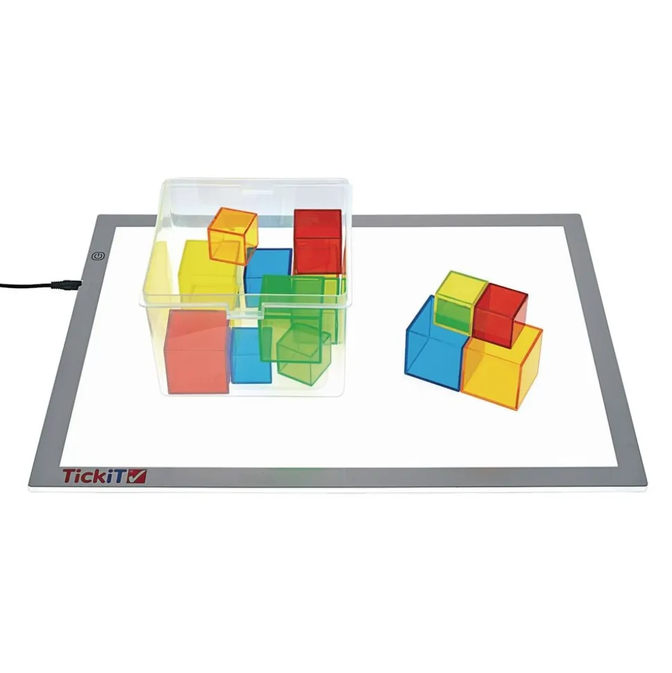 Excellerations® STEM Translucent Cubes with Activity Cards