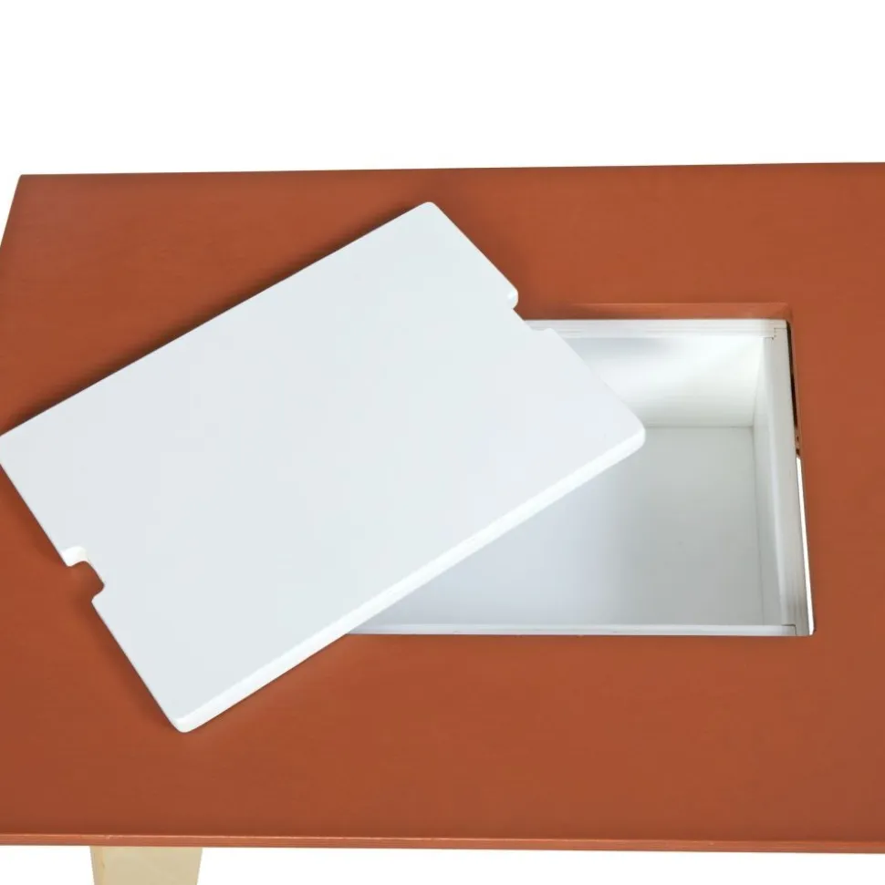Excellerations® Sustainable Rubberwood Sensory Table with Lid