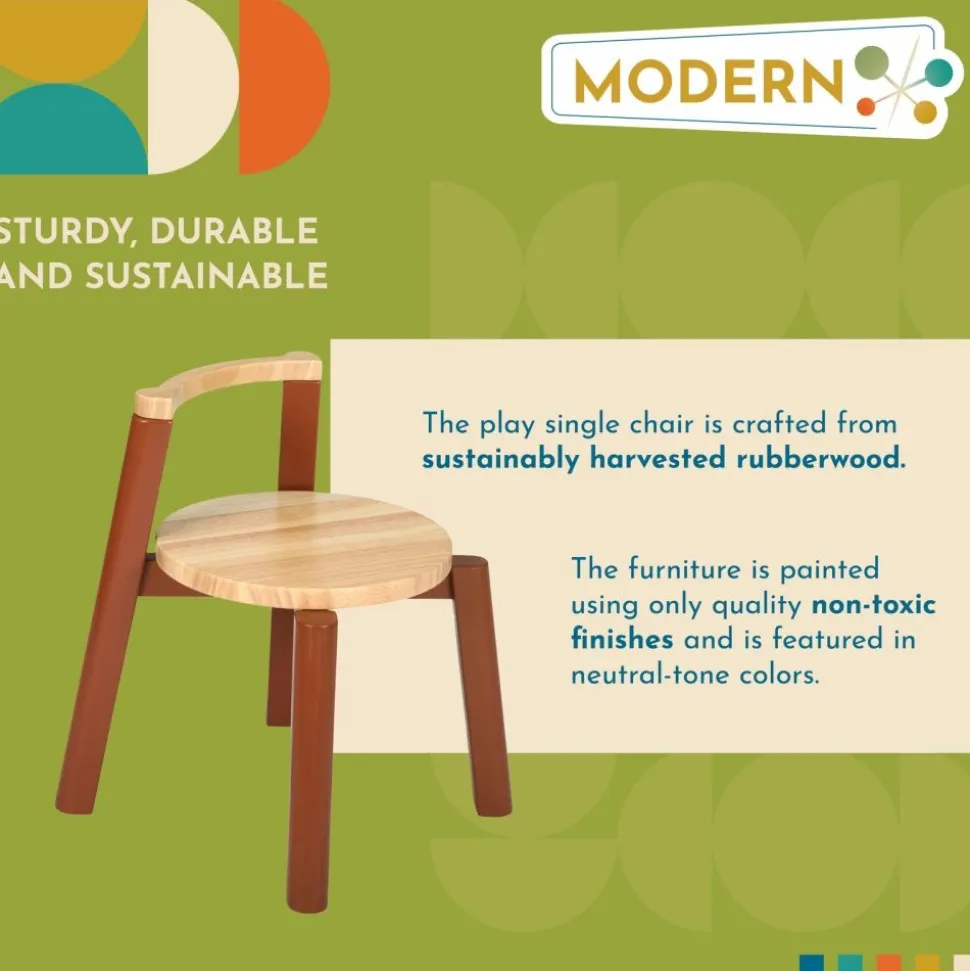 Excellerations® Sustainable Rubberwood Chair (Preschool Height)
