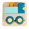 Excellerations® Sustainably Harvested Rubberwood Train Puzzle