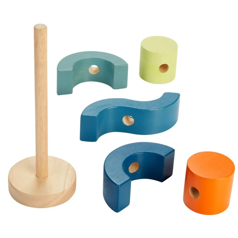 Excellerations® Sustainably Harvested Rubberwood Infinity Stacker