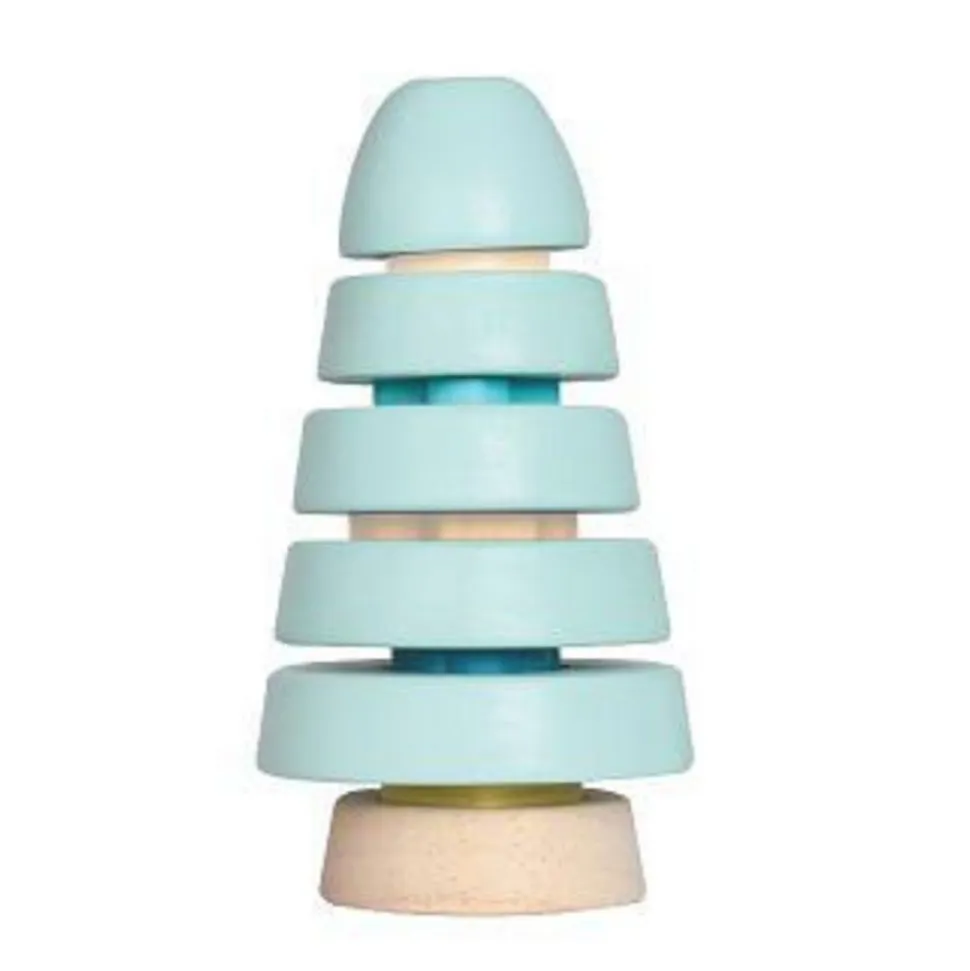 Excellerations® Sustainably Harvested Rubberwood Stacking Play Toys