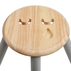 Excellerations® Sustainably Harvested Rubber Wood Emotions Stool - Sad