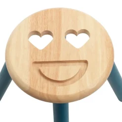 Excellerations® Sustainably Harvested Rubber Wood Emotions Stool - Love