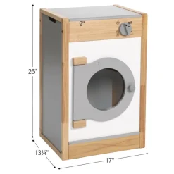 Excellerations® Sustainably Harvested Rubberwood Modern Washer