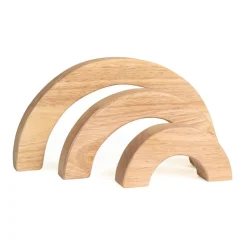 Excellerations® Sustainably Harvested Rubberwood Floor Unit Blocks - Set of 162