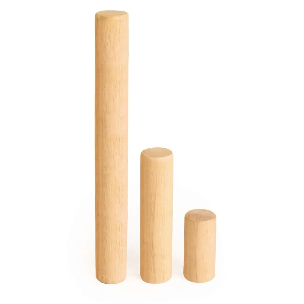 Excellerations® Sustainably Harvested Rubberwood Floor Unit Blocks - Set of 162