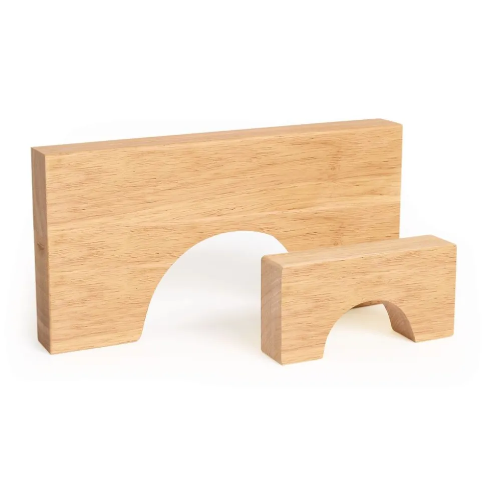 Excellerations® Sustainably Harvested Rubberwood Floor Unit Blocks - Set of 162