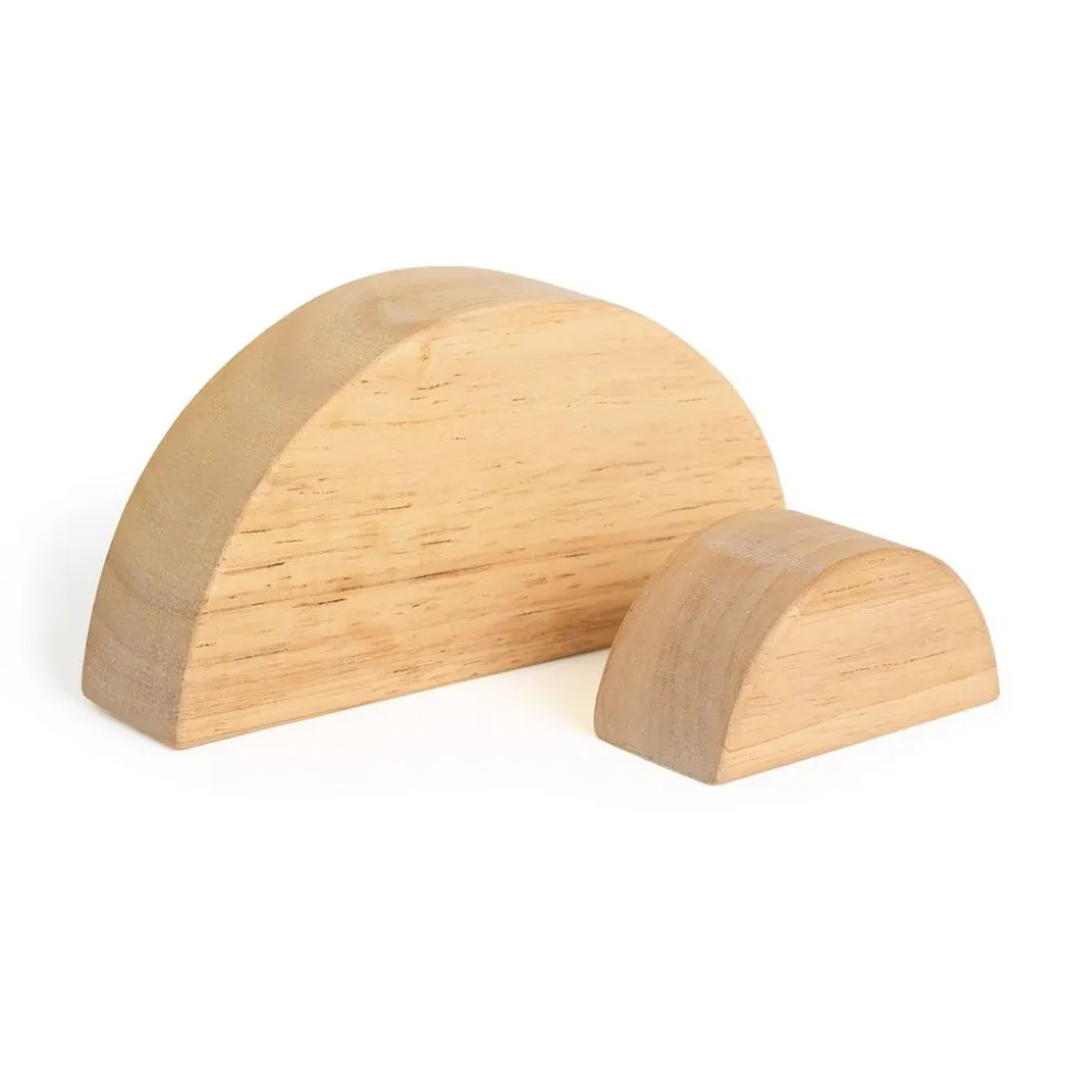 Excellerations® Sustainably Harvested Rubberwood Floor Unit Blocks - Set of 162