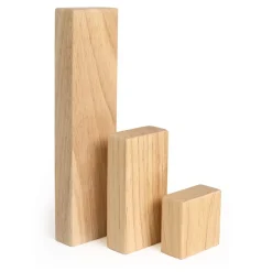 Excellerations® Sustainably Harvested Rubberwood Floor Unit Blocks - Set of 162