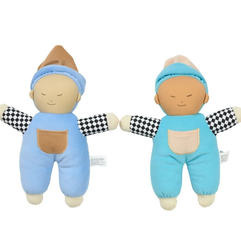 Excellerations® TenderTots™ Calming Multicultural 12" Plush Baby Dolls - 4 Dolls