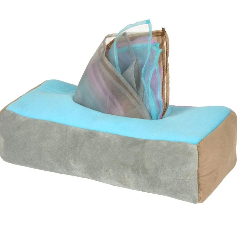 Excellerations® TenderTots™ Calming Plush & Play Tissue Box - 12 Scarves