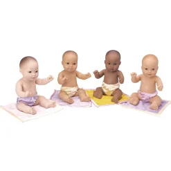 Excellerations® Tender Touch Baby Dolls - Set of 4