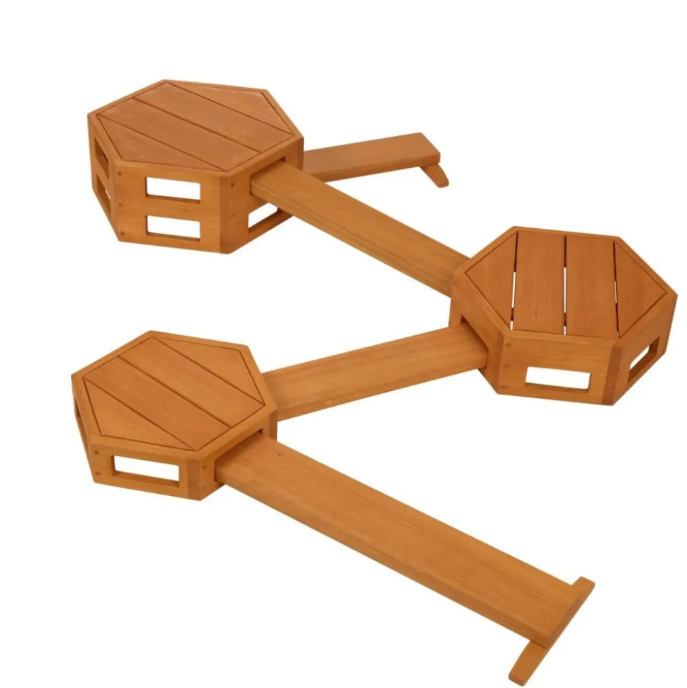 Excellerations® TerraTough™ Outdoor Interlocking Nesting Steps & Balance Beams