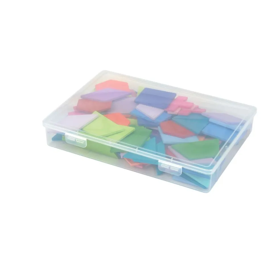 Excellerations® Tessellations Math Activity Set - 114 pieces with Storage