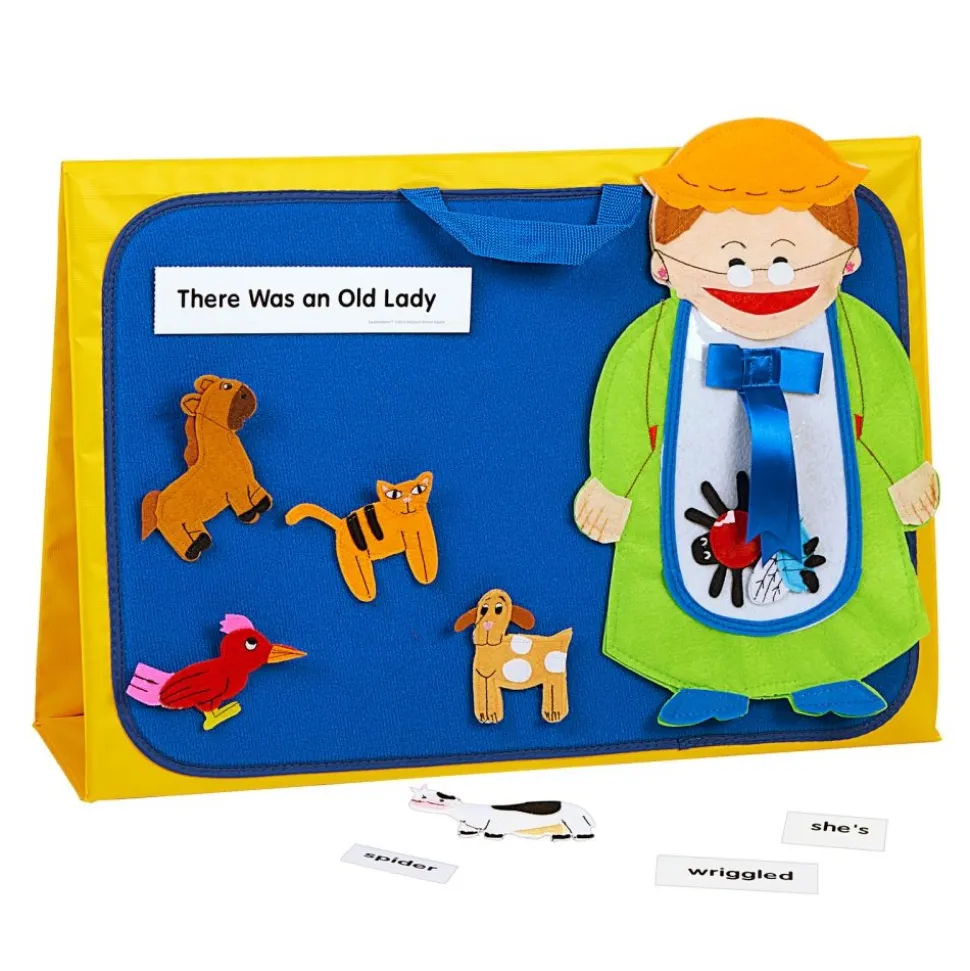 Excellerations® There Was An Old Lady Felt Story Pieces