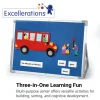 Excellerations® Three-In-One - Easel, Magnetic Dry Erase + Flannel Board 24" x 18"
