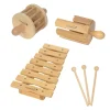 Excellerations® Toddler Musical Instrument Set - 3-Piece Wooden Music Set