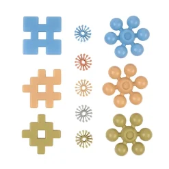 Excellerations® Toddler Natural Tone Manipulatives Set of 3 - 113 pieces