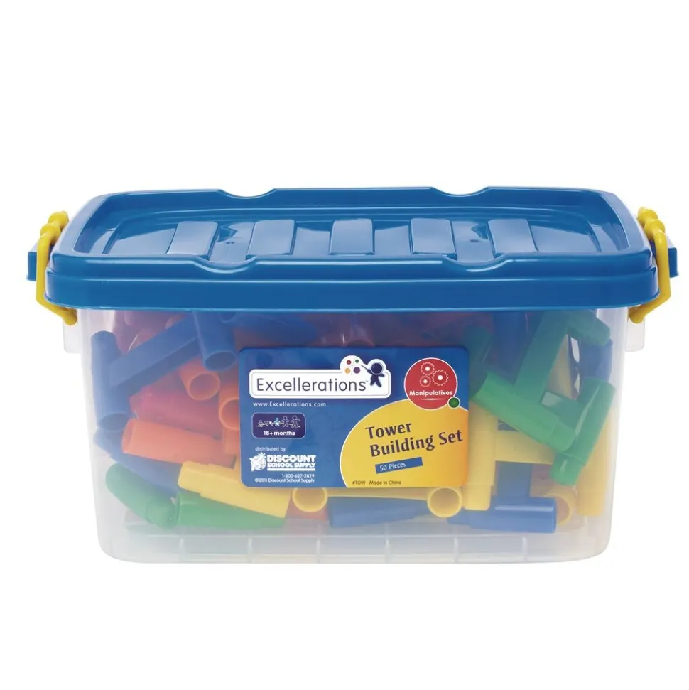 Excellerations® Tower Building Set - 50 Pieces